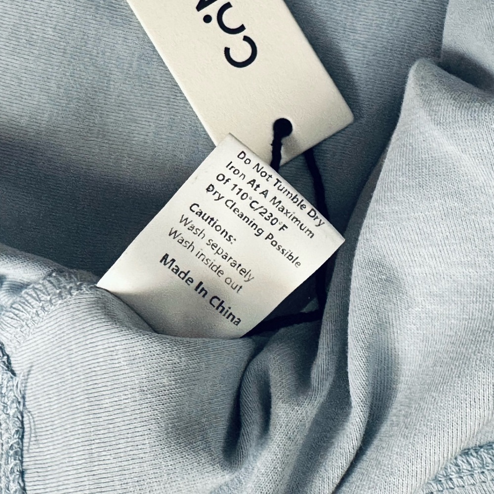 Commense Powder Blue Tie-Waist Blouse - Picture 6 of 8